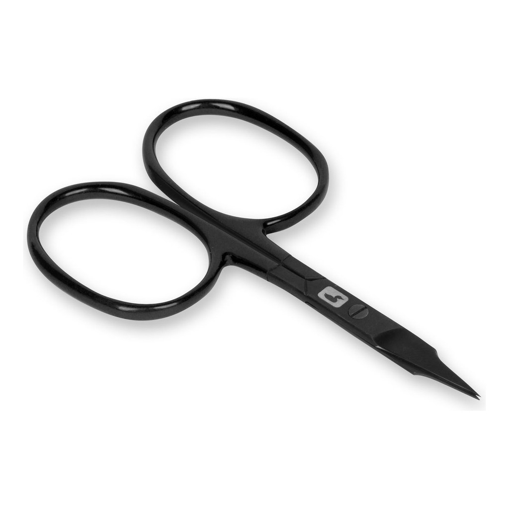 Loon Ergo Precision Tip Scissors - Black i gruppen Udstyr og tilbehør / Tænger og sakse / Snøreklippere og sakse hos Sportfiskeprylar.se (F6107)