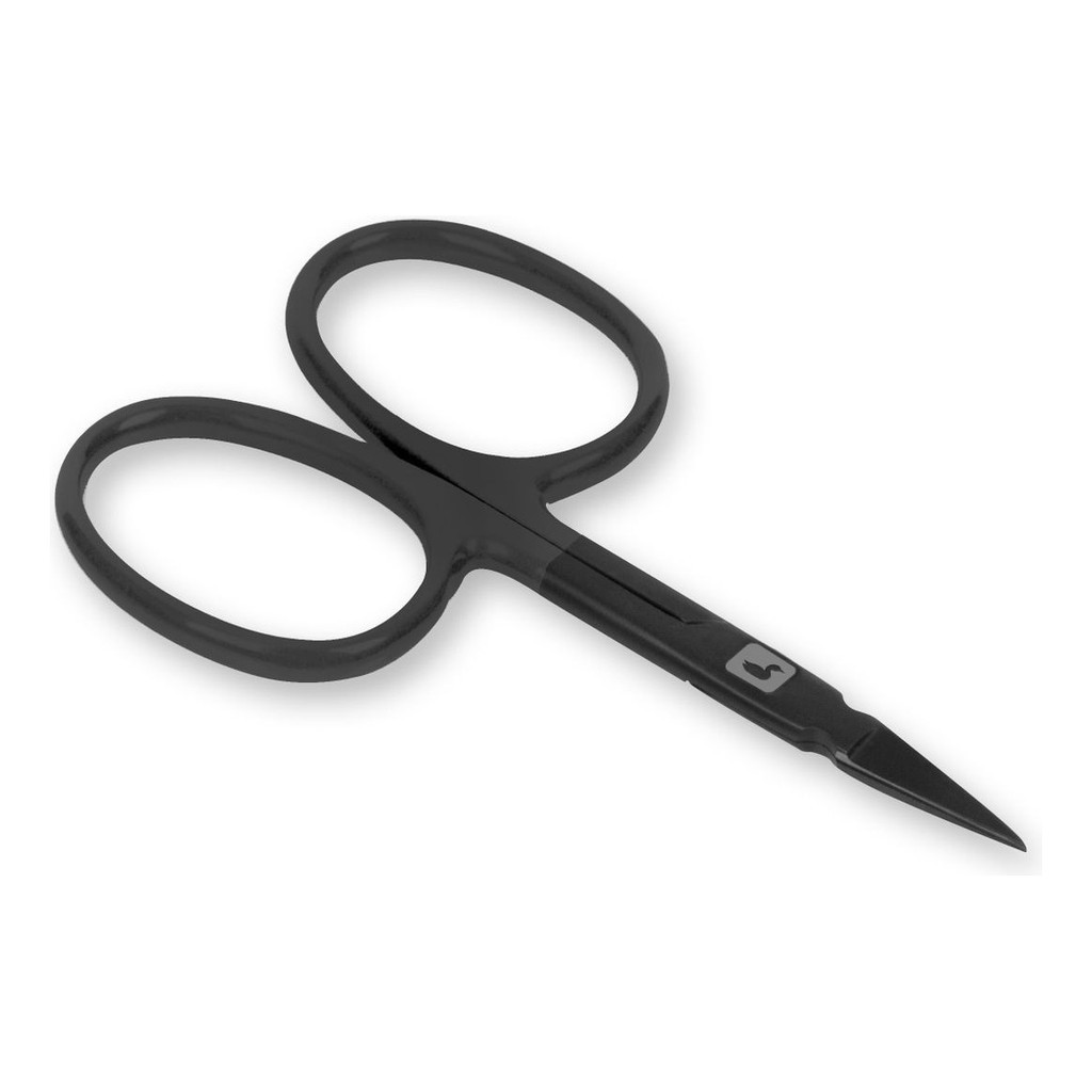 Loon Ergo Arrow Point Scissors - Black i gruppen Udstyr og tilbehør / Tænger og sakse / Snøreklippere og sakse hos Sportfiskeprylar.se (F6977)