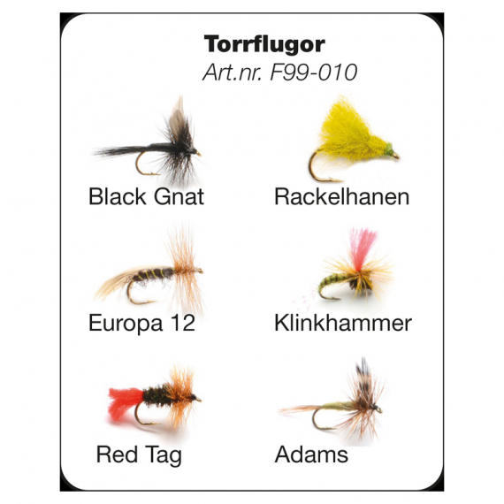 Flugor - Torrflugor i gruppen Madding / Fluer hos Sportfiskeprylar.se (F99-010)