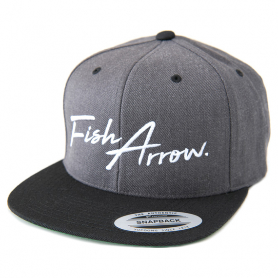 Fish Arrow Flat Cap Dark Hether Grey i gruppen Beklædning og fodtøj / Kasketter og hovedbeklædning / Kasketter / Caps hos Sportfiskeprylar.se (FA-4573251345436)
