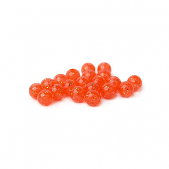 Articulation Beads 6mm - Sparkle Fl. Orange i gruppen Kroge og endegrej / Fluebinding / Fluebindingsmateriale / Perler hos Sportfiskeprylar.se (FD-AB4033)
