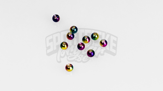 Brass beads 4.0mm - Rainbow i gruppen Kroge og endegrej / Fluebinding / Fluebindingsmateriale / Cones hos Sportfiskeprylar.se (FD-C1205)