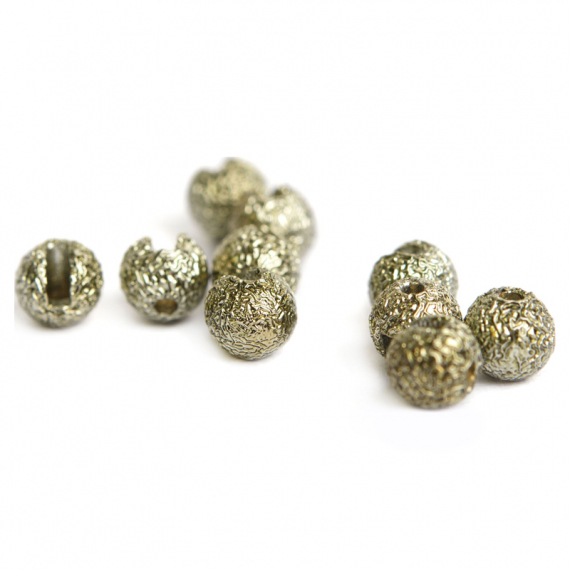 Gritty Slotted Tungsten Beads 4mm - Metallic Olive i gruppen Kroge og endegrej / Fluebinding / Fluebindingsmateriale / Perler hos Sportfiskeprylar.se (FD-C2621)