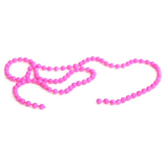 Bead Chain Small 2,5mm - Fluo Pink i gruppen Kroge og endegrej / Fluebinding / Fluebindingsmateriale / Cones hos Sportfiskeprylar.se (FD-CB1007)