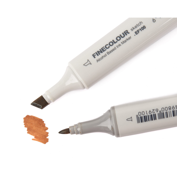 Color Markers, Brown i gruppen Udstyr og tilbehør / Andre redskaber / Filtpenne hos Sportfiskeprylar.se (FD-CM166)