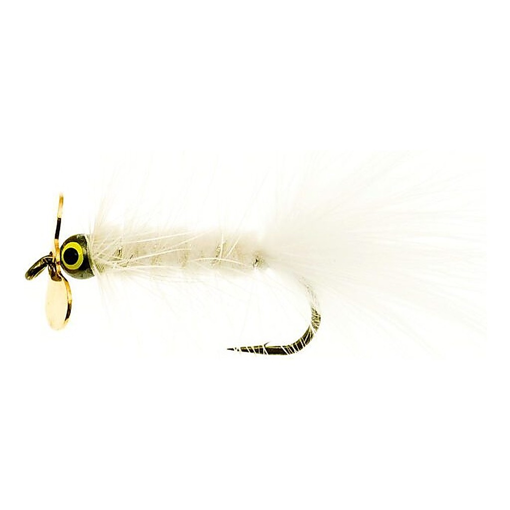 Dog Nobbler Propeller White Kamasan B170 #4 i gruppen Madding / Fluer / Streamere hos Sportfiskeprylar.se (FL00110)