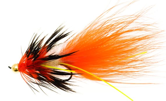 Mega Nobbler Orange/Black TMC 7989 #2 i gruppen Madding / Fluer / Streamere hos Sportfiskeprylar.se (FL00112)