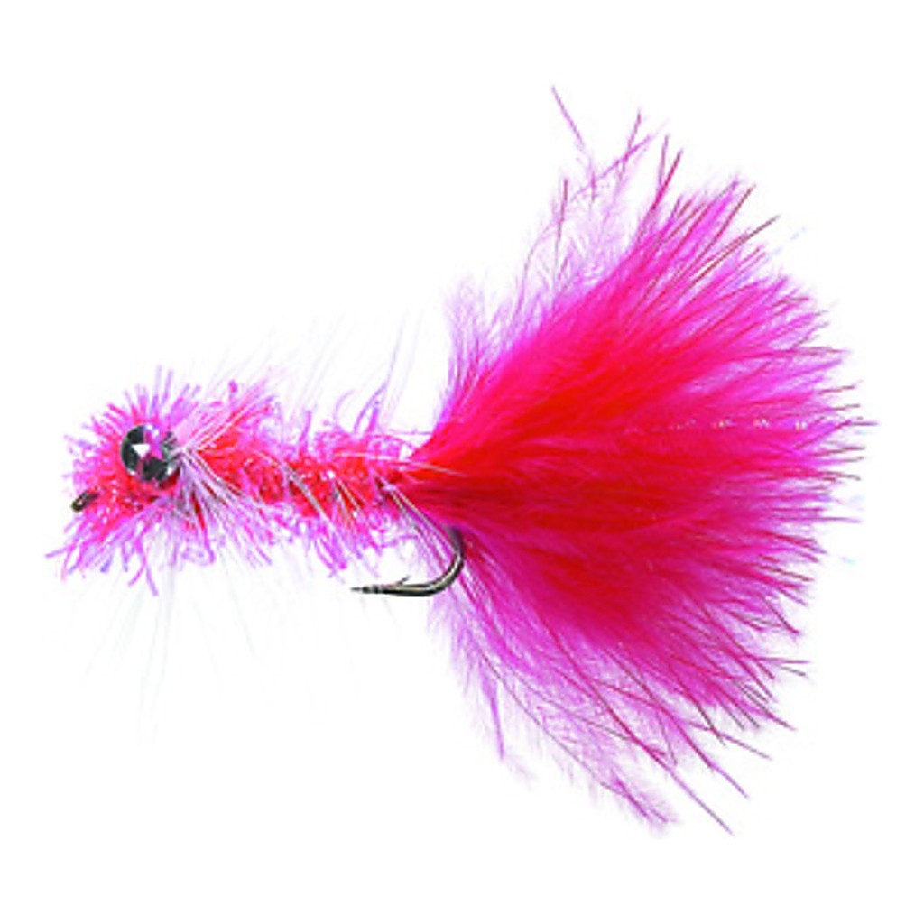 Krystal Bugger Fluo Red Daiichi 1720 #8 i gruppen Madding / Fluer / Streamere hos Sportfiskeprylar.se (FL21009)
