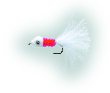 Poppy Nobbler White/Red Daiichi 1710 #8 i gruppen Madding / Fluer / Streamere hos Sportfiskeprylar.se (FL22004)