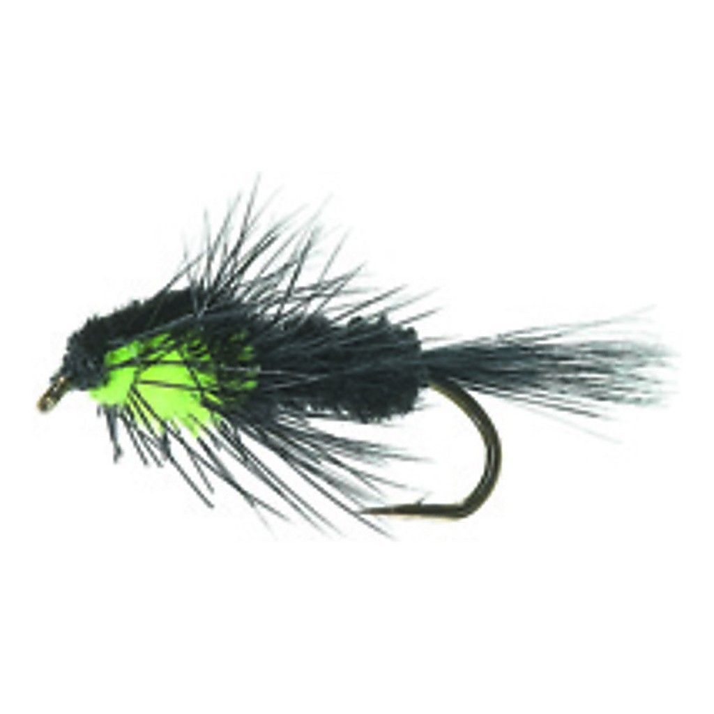 Montana Nymph Black/Fluo Green Daiichi 1710 #10 i gruppen Madding / Fluer / Nymfer hos Sportfiskeprylar.se (FL22010)