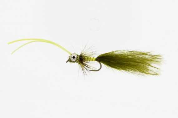 Small Dredger Rubberlegs Olive/Chartreuse i gruppen Madding / Fluer / Streamere hos Sportfiskeprylar.se (FL22042)