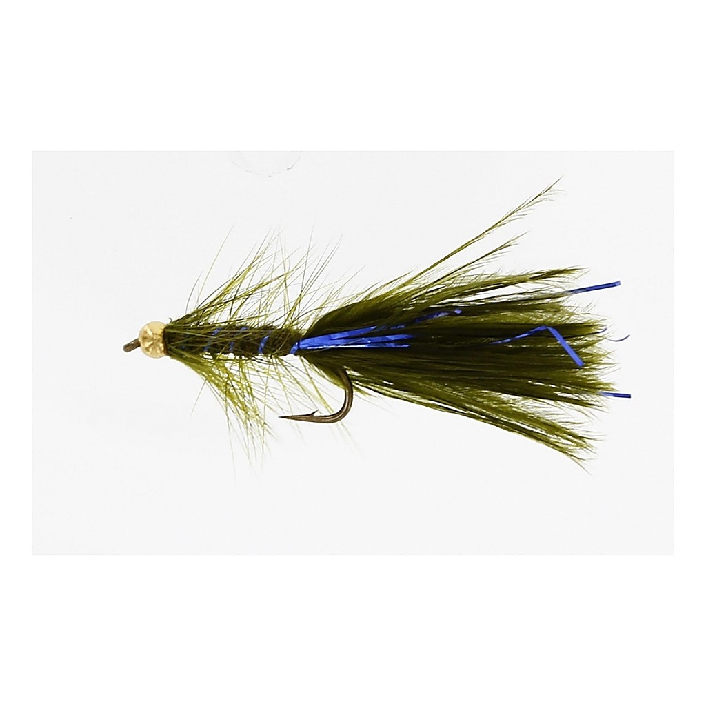 MiniNoblers Olive/Silver Daiichi 1560 #10 i gruppen Madding / Fluer / Streamere hos Sportfiskeprylar.se (FL22045)