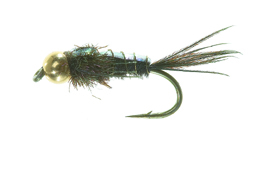 Bead Head Flashback PT Olive TMC 3761 #12 i gruppen Madding / Fluer / Nymfer hos Sportfiskeprylar.se (FL31023)