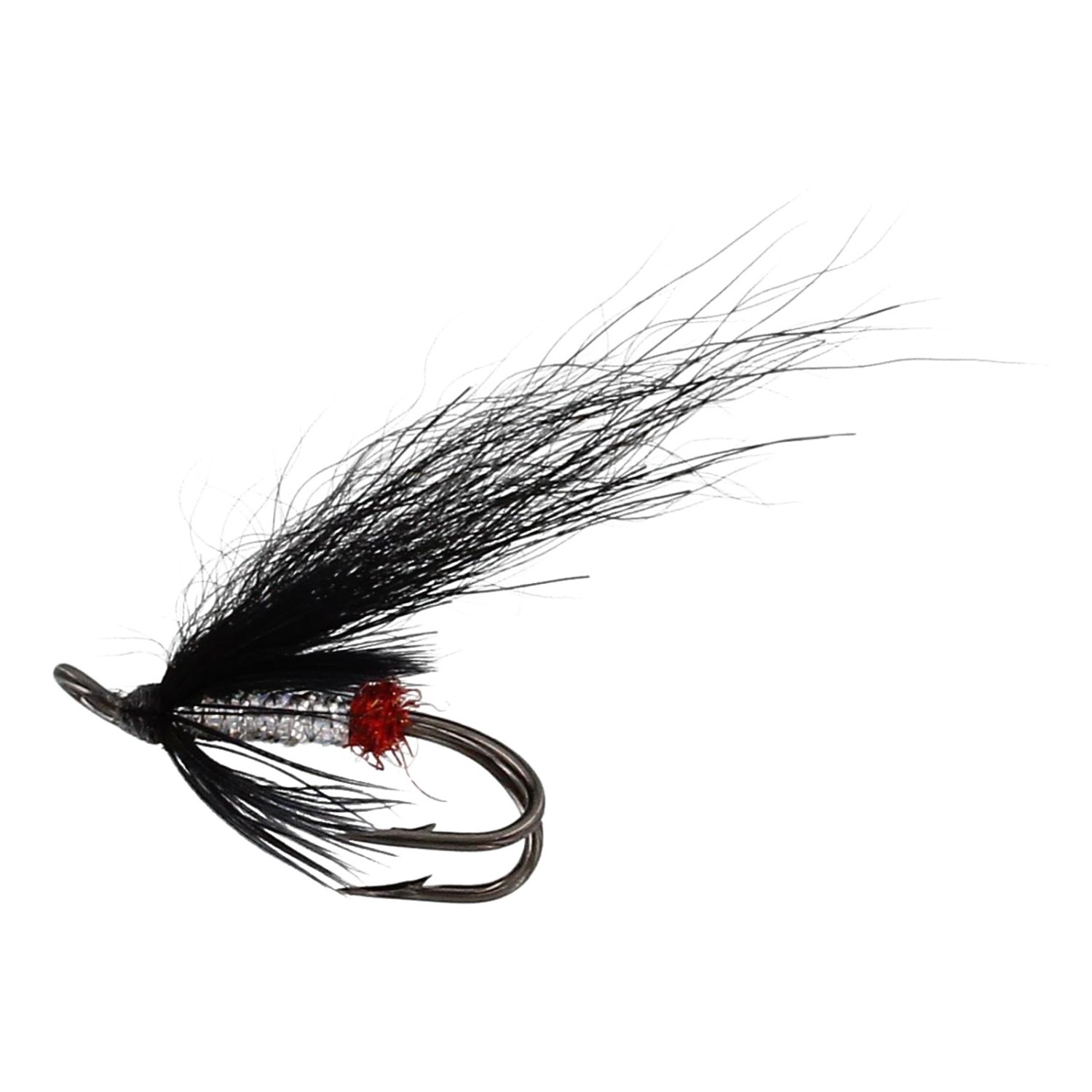 Black n Silver VMC 8909 #8 Double i gruppen Madding / Fluer / Laksefluer hos Sportfiskeprylar.se (FL97215)
