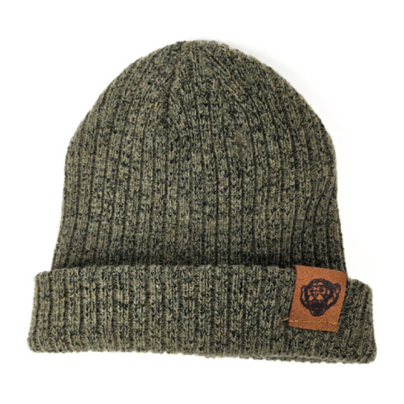 Fish Monkey Wool Beanie - Green i gruppen Beklædning og fodtøj / Kasketter og hovedbeklædning / Huer og hatte hos Sportfiskeprylar.se (FM43-GRN)