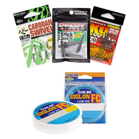 JDM Free Rig Bundle i gruppen Kroge og endegrej / Færdiglavede rigs / Færdiglavede aborre-forfang hos Sportfiskeprylar.se (FREERIGBUNDLE)