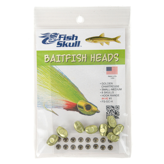 Baitfish Head - Golden Chartreuse - Small/Medium i gruppen Kroge og endegrej / Fluebinding / Fluebindingsmateriale / Cones hos Sportfiskeprylar.se (FS-GC-H)