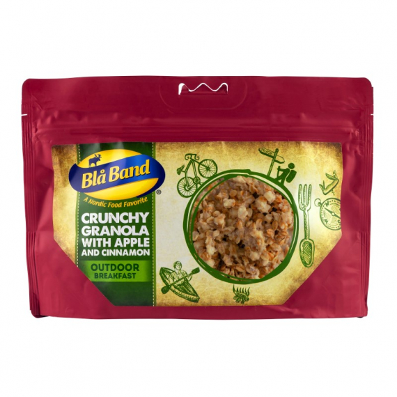 Blue Band - Crunchy Granola With Apple And Cinnamon i gruppen Outdoor / Lejrmad / Frysetørret mad hos Sportfiskeprylar.se (FTC110)