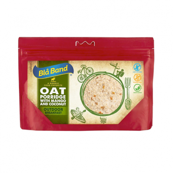 Blue Band Oat Porridge with Coconut & Mango i gruppen Outdoor / Lejrmad / Frysetørret mad hos Sportfiskeprylar.se (FTC111)