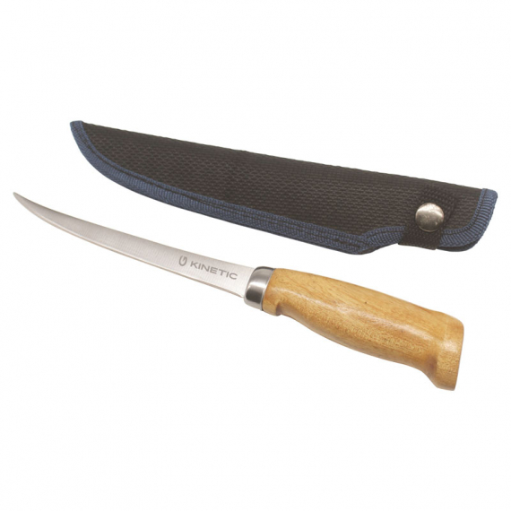 Kinetic Nordic Fillet Knife 6\'\' Wood i gruppen Udstyr og tilbehør / Knive og økser / Knive / Filetknive hos Sportfiskeprylar.se (G188-246-067)