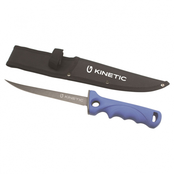 Kinetic Fillet Knife Soft Grip 7\'\' Blue/Black i gruppen Udstyr og tilbehør / Knive og økser / Knive / Filetknive hos Sportfiskeprylar.se (G189-202-085)