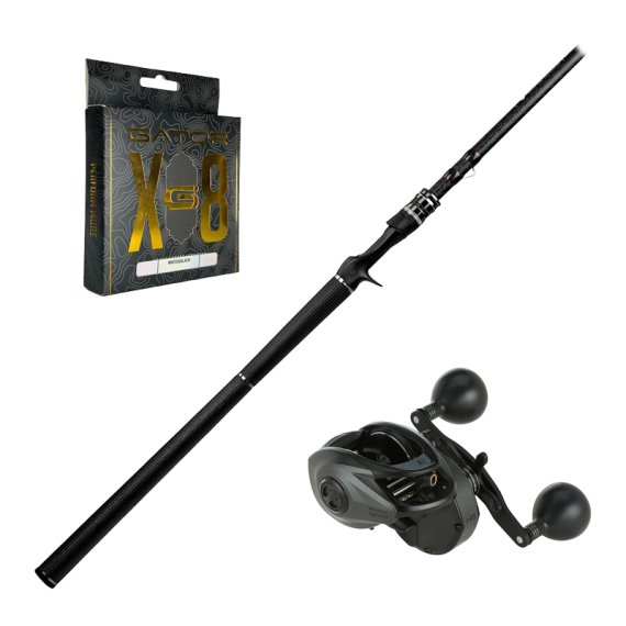 Gator Giant Bait Elixir 2.0 & Beast Combo 8\'6\'\' up to 300 Gram i gruppen Sæt / Kastesæt / Baitcastersæt Gedde hos Sportfiskeprylar.se (GATOLRELIXIRBEASTCOMBO)