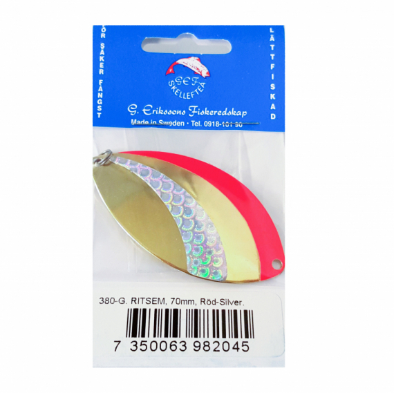 G. Eriksson Ritsem 16gr 70mm i gruppen Madding / Isfiskekroge / Isfiskeri Spoons hos Sportfiskeprylar.se (GE19r)