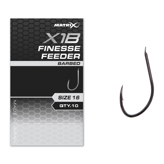 Matrix X1B Finesse Feeder Barbed i gruppen Kroge og endegrej / Kroge / Enkeltkroge hos Sportfiskeprylar.se (GHK200r)