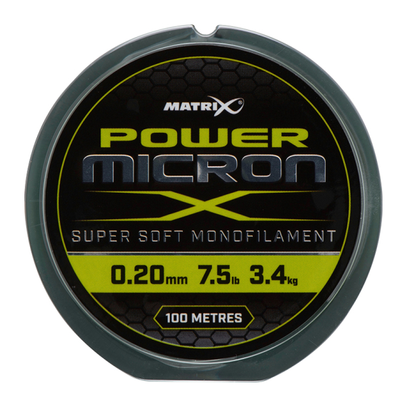 Matrix Power Micron X - 100m i gruppen Snøre / Monofilament snøre hos Sportfiskeprylar.se (GML028r)