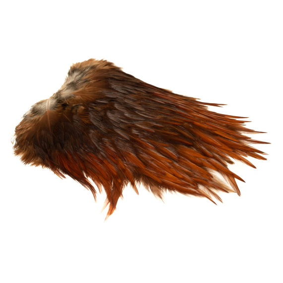 Indisk tuppsadel - Medium Brown i gruppen Kroge og endegrej / Fluebinding / Fluebindingsmateriale / Fjer og nakker / Nakker og sadler hos Sportfiskeprylar.se (GN15-5)