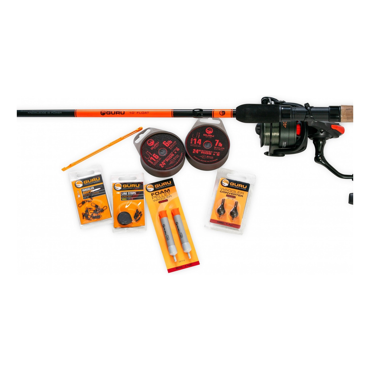 Guru Tackle - 10\' Float Rod & Reel Combo i gruppen Sæt / Specimensæt hos Sportfiskeprylar.se (GRD271)