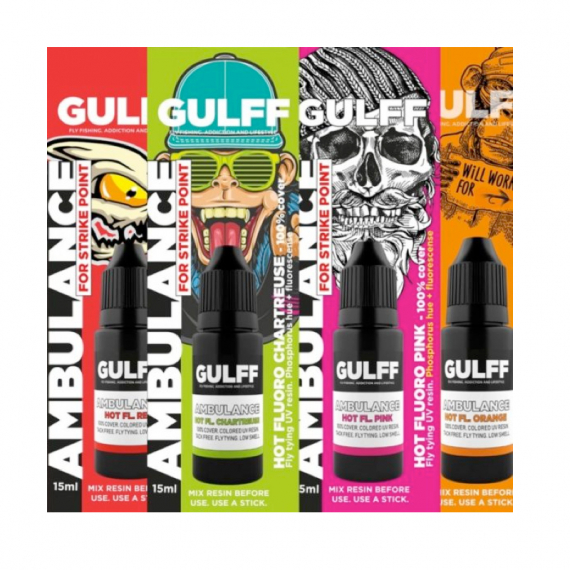 Gulff UV Resin 15 ml i gruppen Udstyr og tilbehør / Superlim og epoxy / UV-lim hos Sportfiskeprylar.se (GU15FCr)