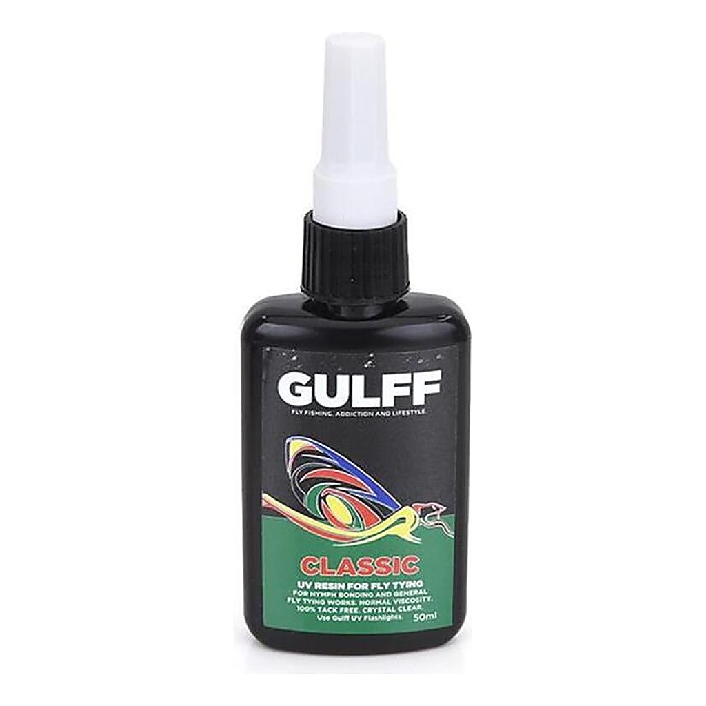 Gulff Classic 50ml Clear i gruppen Udstyr og tilbehør / Superlim og epoxy / UV-lim hos Sportfiskeprylar.se (GU50C)