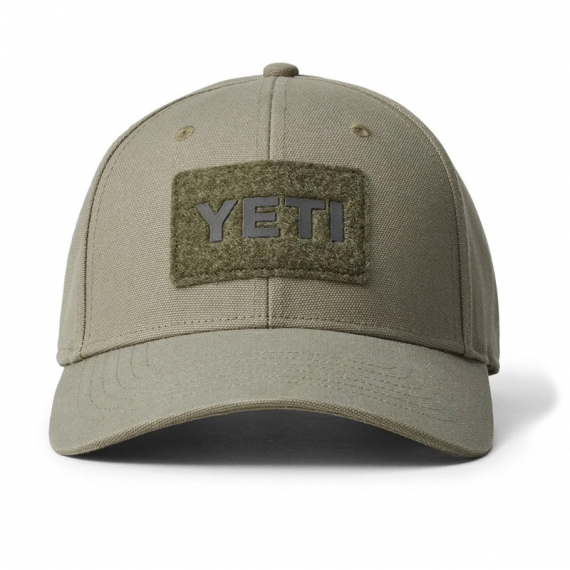 Yeti Velcro Badge Hat Highlands Olive i gruppen Beklædning og fodtøj / Kasketter og hovedbeklædning / Kasketter / Dad Caps hos Sportfiskeprylar.se (H012O)