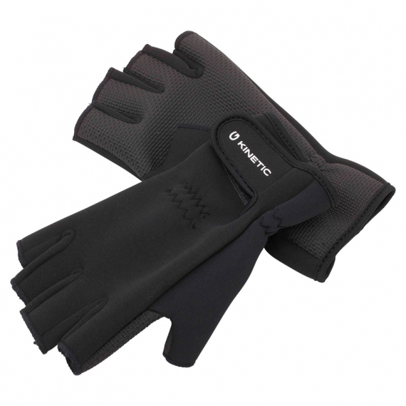 Kinetic Neoprene Half Finger Glove Black i gruppen Beklædning og fodtøj / Beklædning / Handsker hos Sportfiskeprylar.se (H113-007r)