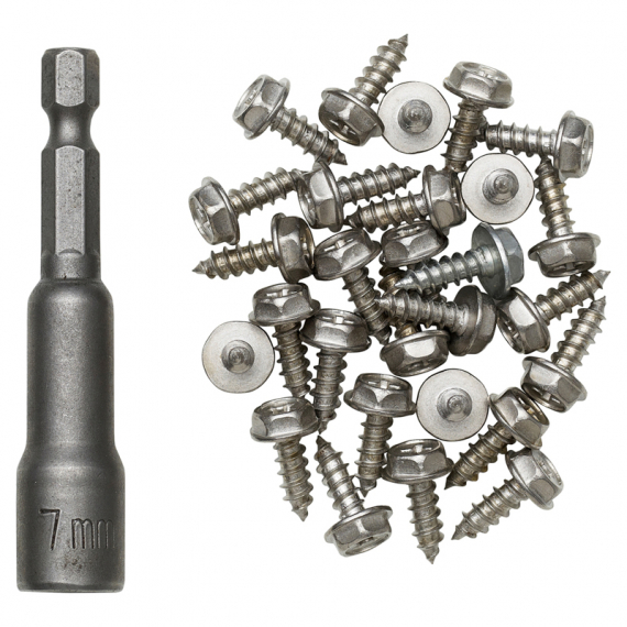 Kinetic Spike Kit Stainless (30-pack) i gruppen Beklædning og fodtøj / Waders og waders-udstyr / Vadesko hos Sportfiskeprylar.se (H149-075-059)