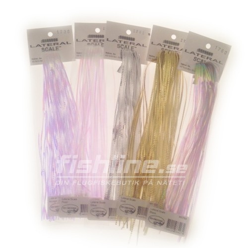 Lateral Scale - Pearl Black i gruppen Kroge og endegrej / Fluebinding / Fluebindingsmateriale / Blink og syntetiske artikler hos Sportfiskeprylar.se (H1760)