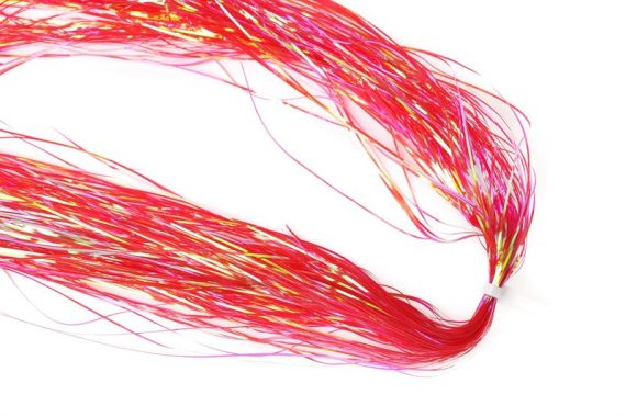 Flashabou Magnum - Pearl Dyed Red i gruppen Kroge og endegrej / Fluebinding / Fluebindingsmateriale / Blink og syntetiske artikler hos Sportfiskeprylar.se (H3430)