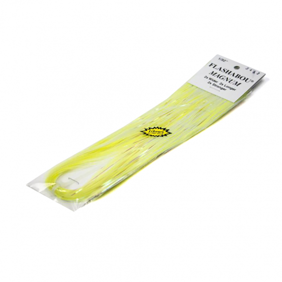 Pearl-A-Glow flashabou magnum - yellow i gruppen Kroge og endegrej / Fluebinding / Fluebindingsmateriale / Blink og syntetiske artikler hos Sportfiskeprylar.se (H3452)