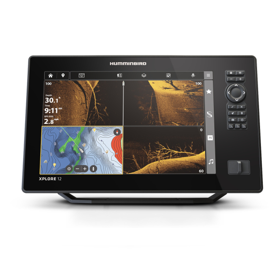 Humminbird XPLORE 12 CMSI+ With Transducer i gruppen Bådelektronik / Ekkolod og kortplottere / Ekkolod- og kortplottersæt hos Sportfiskeprylar.se (H412020-1M)