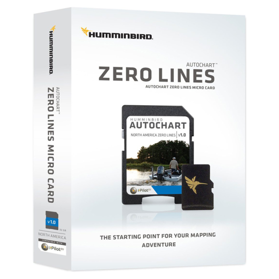 Humminbird AutoChart ZeroLine, SD kort i gruppen Bådelektronik / Diagrammer og kort hos Sportfiskeprylar.se (H600033-1M)