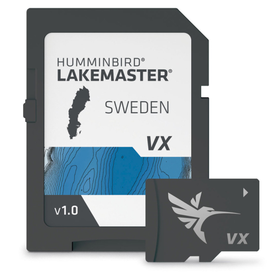 Humminbird Lakemaster VX Standard Sweden i gruppen Bådelektronik / Diagrammer og kort hos Sportfiskeprylar.se (H601022-1LMB)