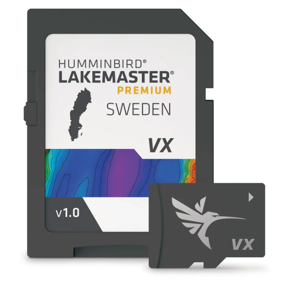 Humminbird Lakemaster VX Premium Sweden i gruppen Bådelektronik / Diagrammer og kort hos Sportfiskeprylar.se (H602022-1)