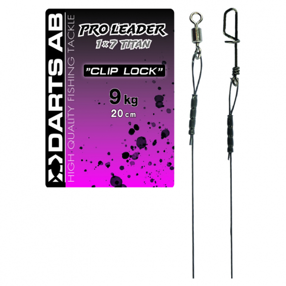 Tafs Cliplock Titan 20cm 7-Strand Titan 9kg i gruppen Kroge og endegrej / Ledere og Forfangsmateriale hos Sportfiskeprylar.se (H7008-3209)