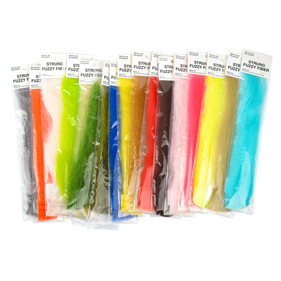 Strung Fuzzy Fiber i gruppen Kroge og endegrej / Fluebinding / Fluebindingsmateriale / Blink og syntetiske artikler hos Sportfiskeprylar.se (H9001r)