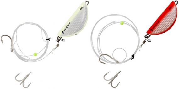 Westin Halibut Anti Twist Rig i gruppen Madding / Havfiskeri madding / Flasher rigs og rigs til havfiskeri hos Sportfiskeprylar.se (HAT-282-450r)