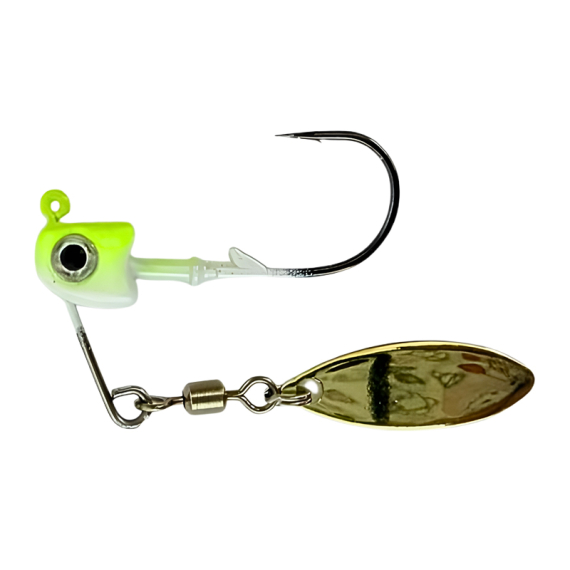 Blackfin Ghosty Underspin i gruppen Kroge og endegrej / Jighoved / Andre jighoveder hos Sportfiskeprylar.se (HB-GU-85-BKG-1r)