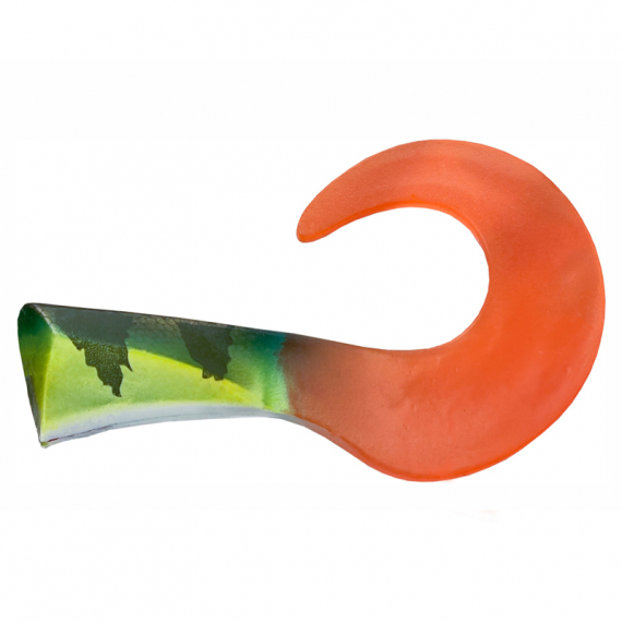 Headbanger ColossusCurly Replacement Tail - Natural Perch i gruppen Madding / Softbaits / Ekstra haler og Curly Tails hos Sportfiskeprylar.se (HC-31-RT-NP)