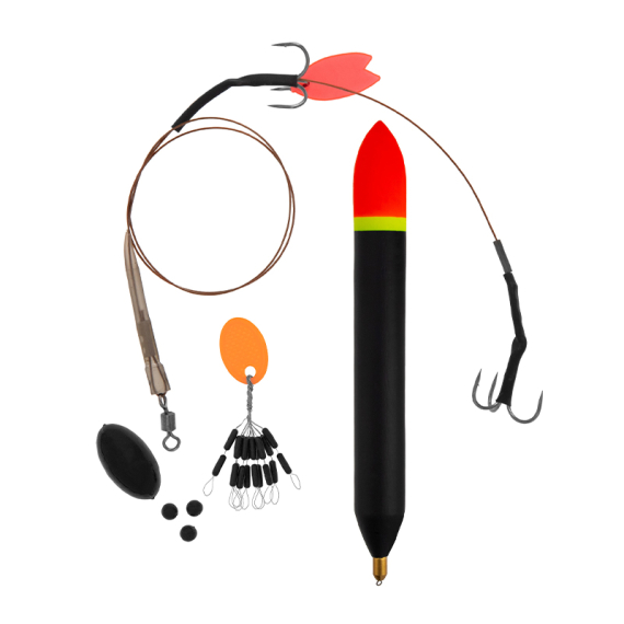 Mikado Set Loaded Pike Float Kit - 30g i gruppen Kroge og endegrej / Færdiglavede rigs / Predator krogsæt hos Sportfiskeprylar.se (HDD-3-30)