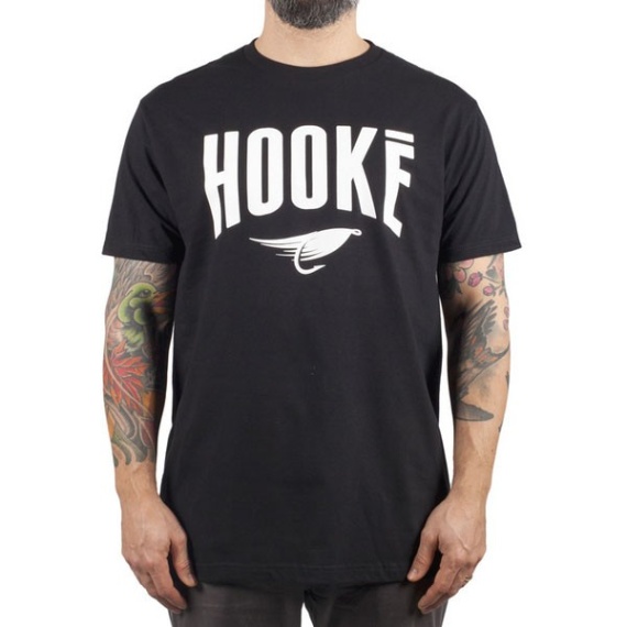 Hooke The Original T-Shirt Black S i gruppen Beklædning og fodtøj / Beklædning / T-shirts hos Sportfiskeprylar.se (HK17SS--TS1-BLS)
